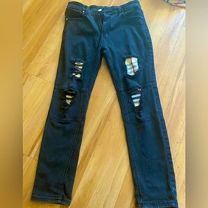 29x30 Black Burberry print hand made, customs available!